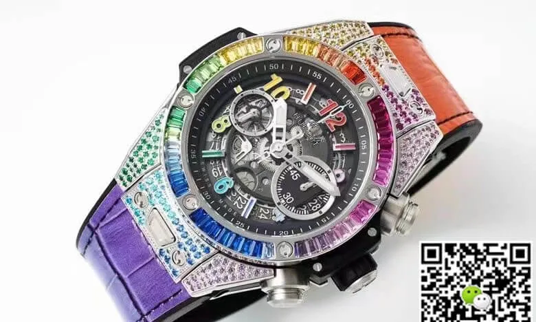 Hublot BIG BANG Unico 411.NX.1117.LR.0999 ZF Factory 1:1 Best Edition Replica Watch Skeleton Dial